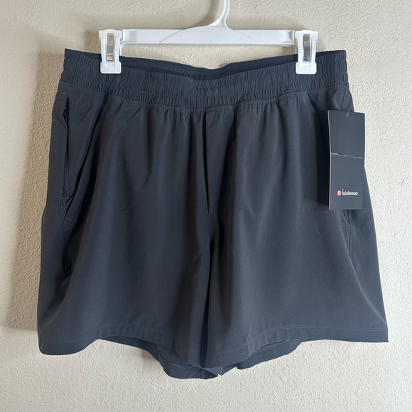 Sold Lululemon pace breaker shorts 5” dark gray sold sorry I can’t remove - Picture 1 of 5